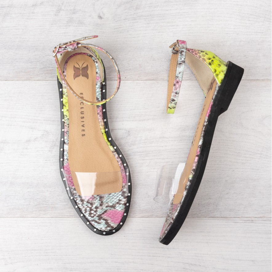 .Sandale - Friday - Snake Neon